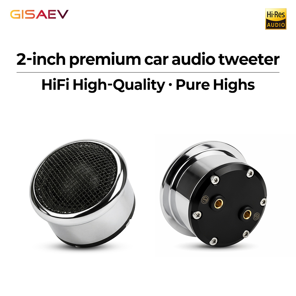 Car Audio Tweeter Silk Dome - 1 Pair 2 Inch Car Tweeter