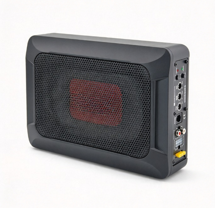 Under Seat Subwoofer Slim 8 Inch - NBF618S Active Under Seat Subwoofer 8