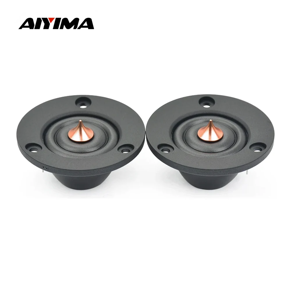 Car Audio Tweeter Silk Dome - AIYIMA 2Pcs 2 Inch Tweeter 6