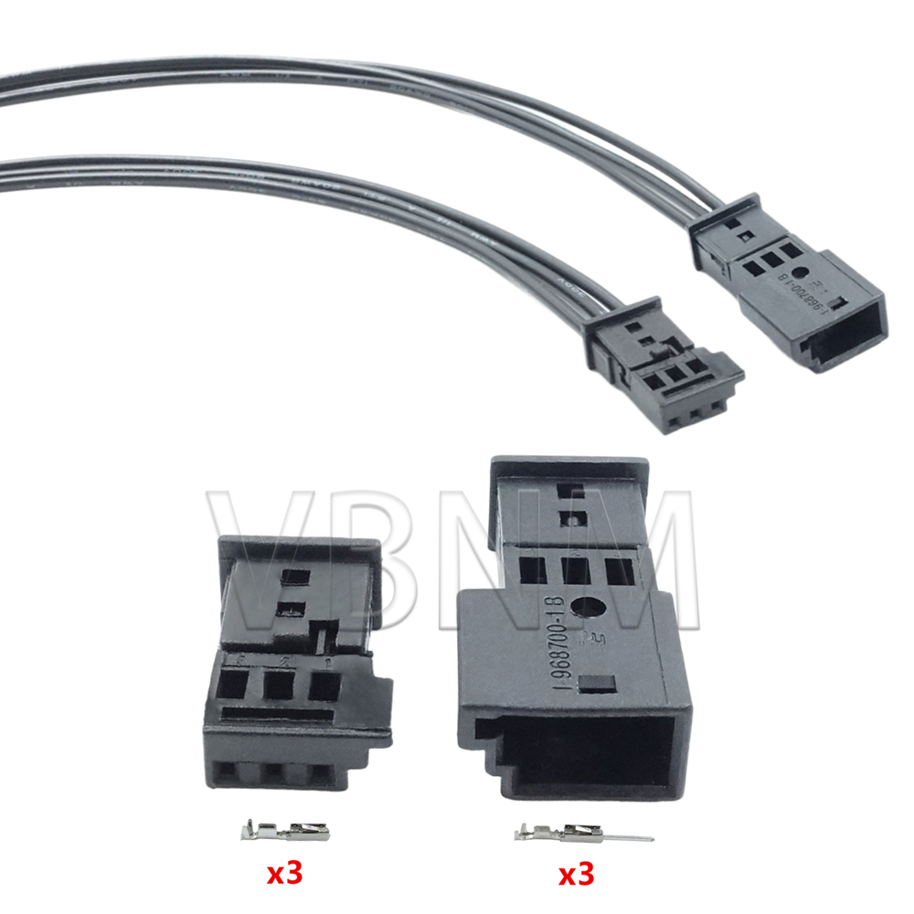 Car Speaker Adapter Bracket - 3 Pin 1-968700-1 1-1718346-1 1355620-1 Male