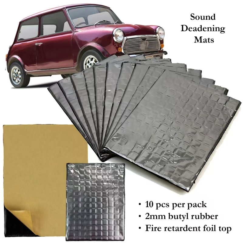 10Pcs Car Sound Mat Insulation - Car Audio Sound Deadening Mat review and price