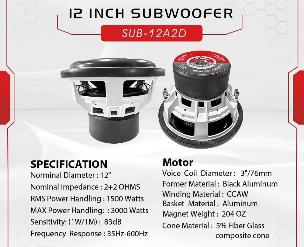 12 Inch Car Sub Woofer 3