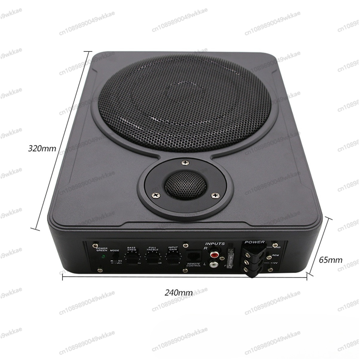 Slim Under‑Seat Car Audio Subw - Under Seat Subwoofer Slim 8 Inch review and price