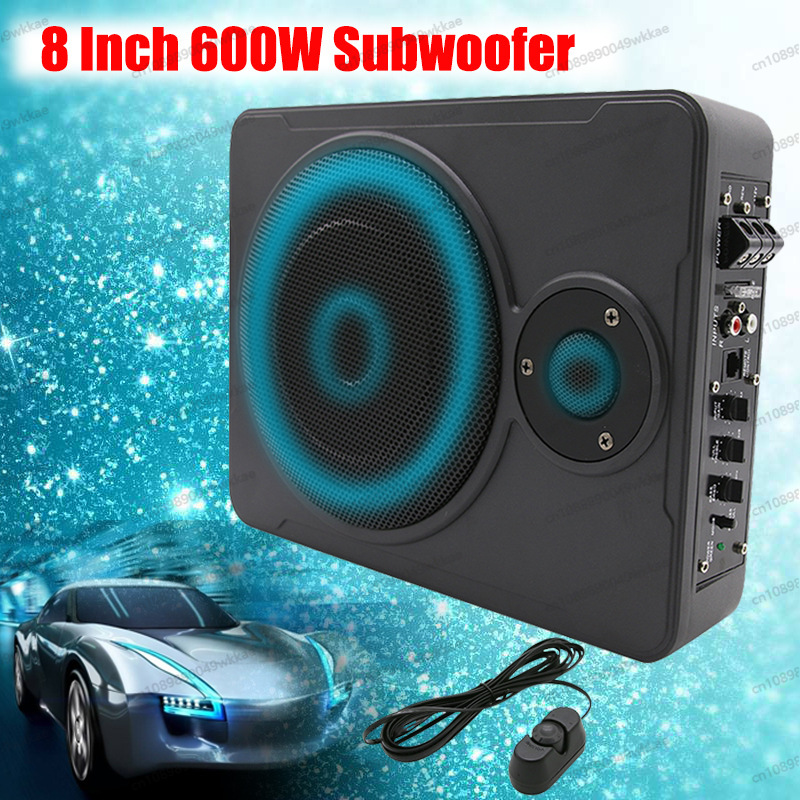 Slim Under‑Seat Car Audio Subw - Under Seat Subwoofer Slim 8 Inch review and price