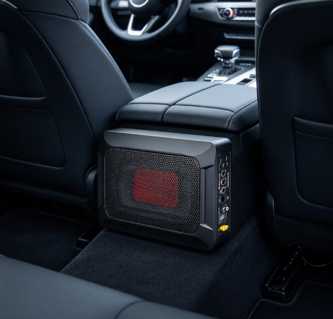 NBF618S Active Under Seat Subw - Under Seat Subwoofer Slim 8 Inch review and price
