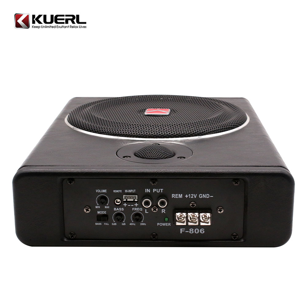 Portable 12v Mini High Power U - Under Seat Subwoofer Slim 8 Inch review and price