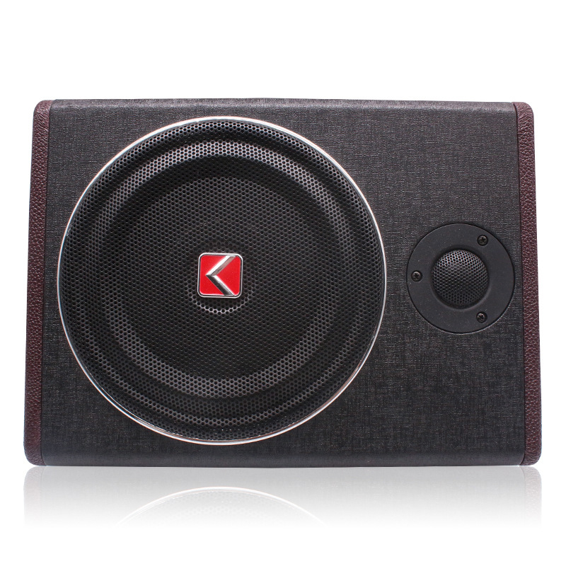 8 Inch 12V Wood Texture Active - Under Seat Subwoofer Slim 8 Inch review and price