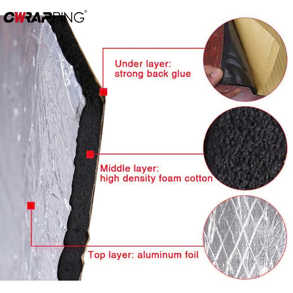Car Sound Mat Proofing Deadene - Car Audio Sound Deadening Mat review and price