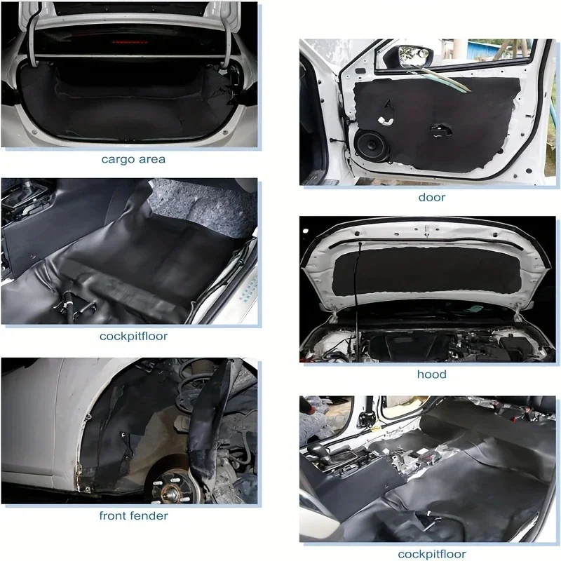 Self-adhesive Rubber Foam Roll - Car Audio Sound Deadening Mat review and price