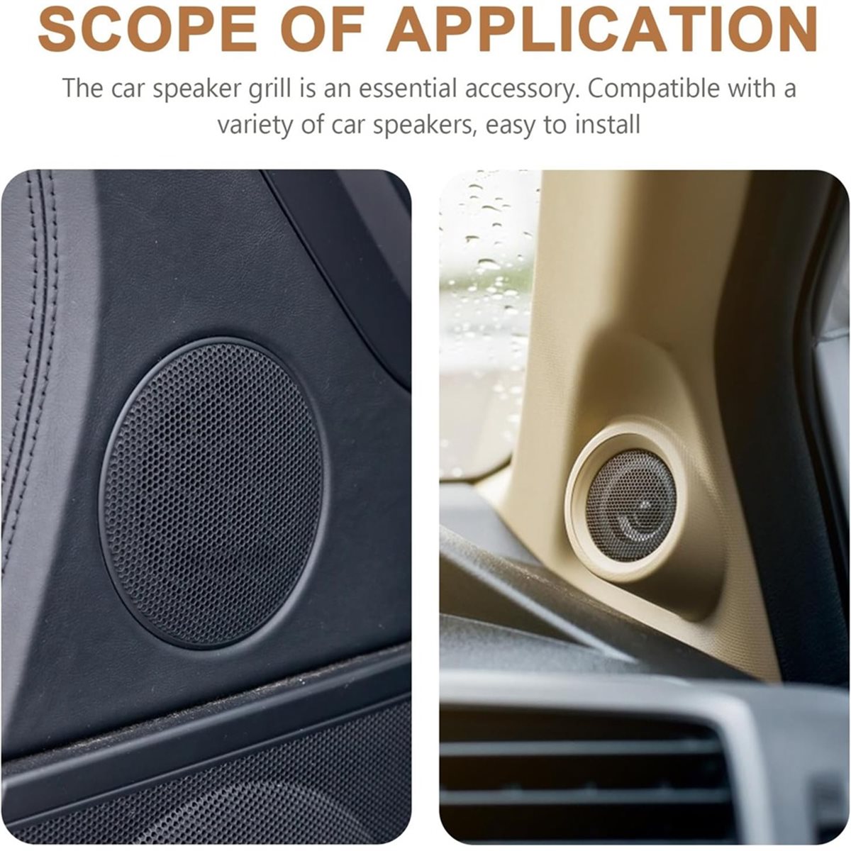 2pcs 4-Inch Square Speaker Gri - Car Subwoofer Grill Protector review and price
