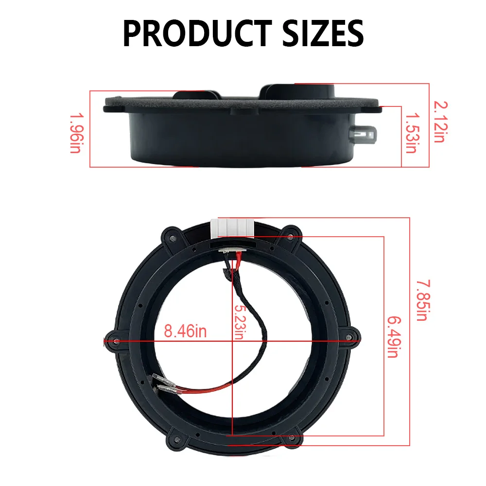 1pair For Volkswagen Magotan S - Car Speaker Adapter Bracket review and price