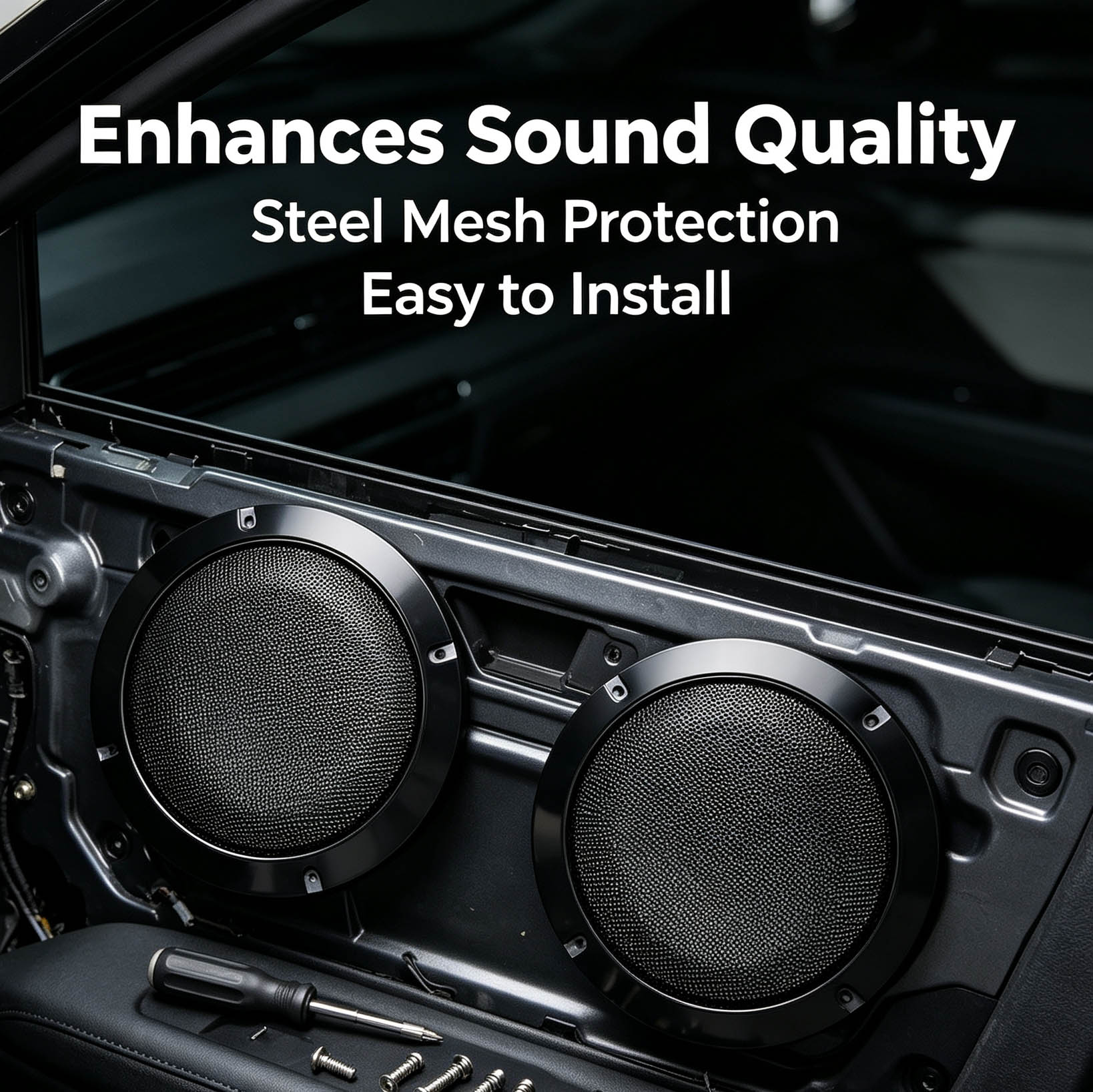 2Pcs/Set 6.5-inch Car Audio Sp - Car Subwoofer Grill Protector review and price