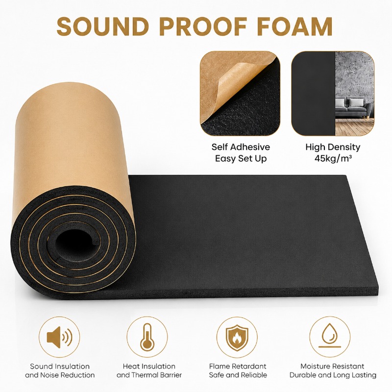 5/10/15/20mm Thickness Self Ad - Car Audio Sound Deadening Mat review and price