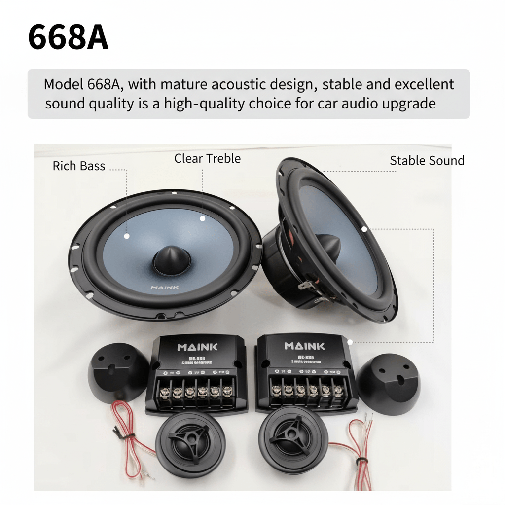 2 Pcs 6.5 Inch Car Component S - Car Audio Component Speaker 6.5 review and price