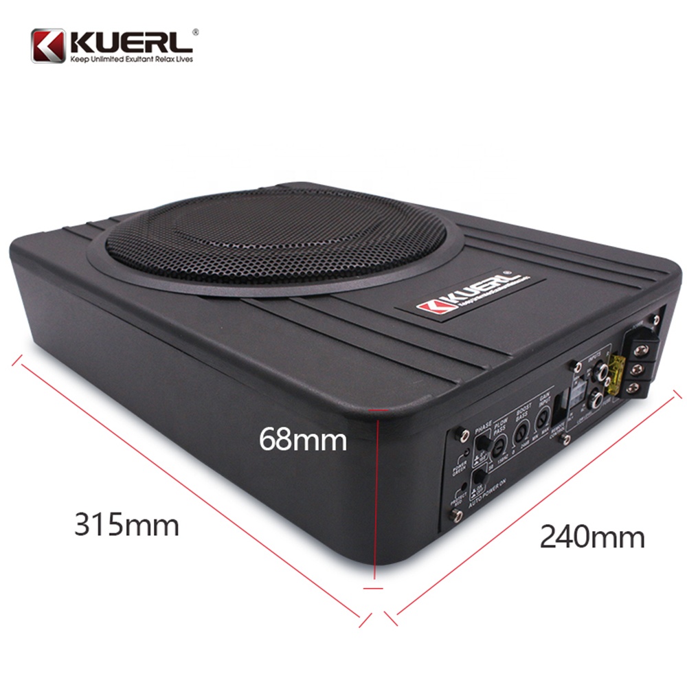 Hot Design Car Subwoofer Under - Under Seat Subwoofer Slim 8 Inch review and price