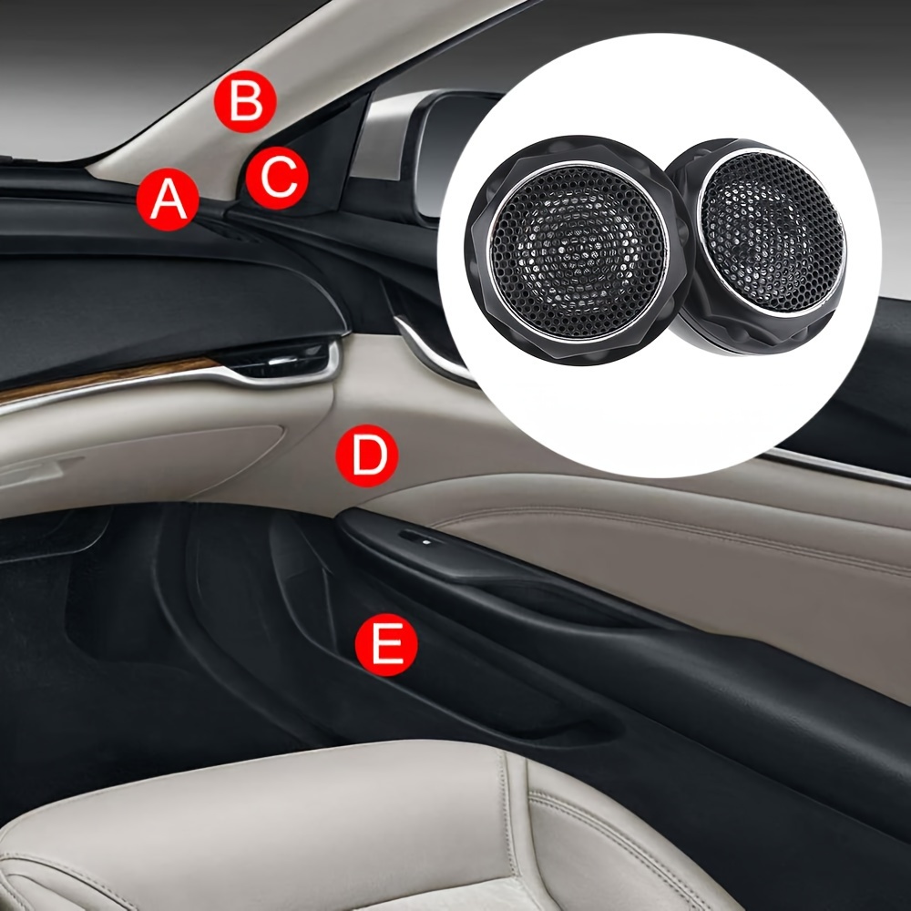 2 Pcs 280W Car Tweeters With F - Car Audio Tweeter Silk Dome review and price