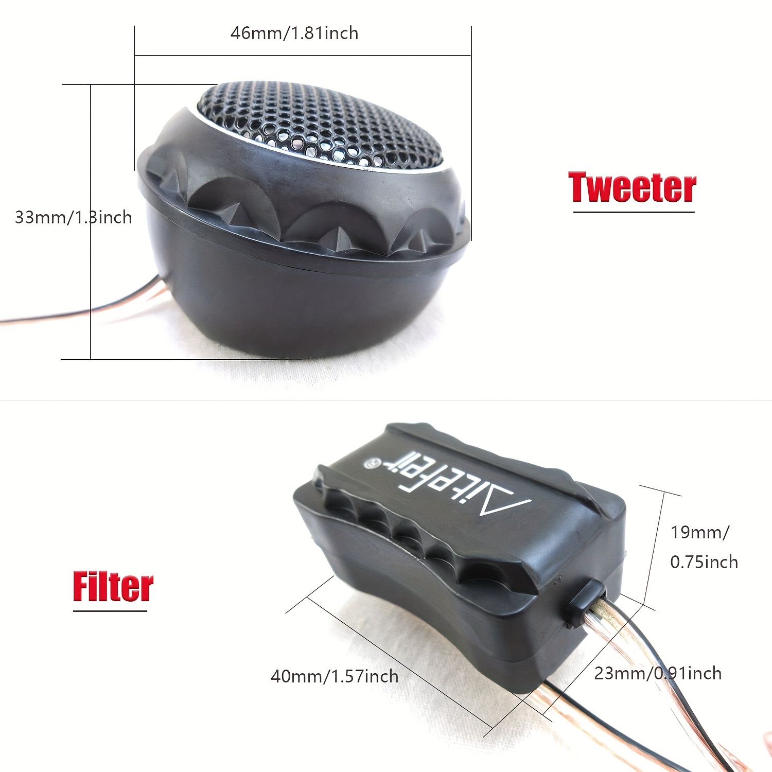 2 Pcs 280W Car Tweeters With F - Car Audio Tweeter Silk Dome review and price