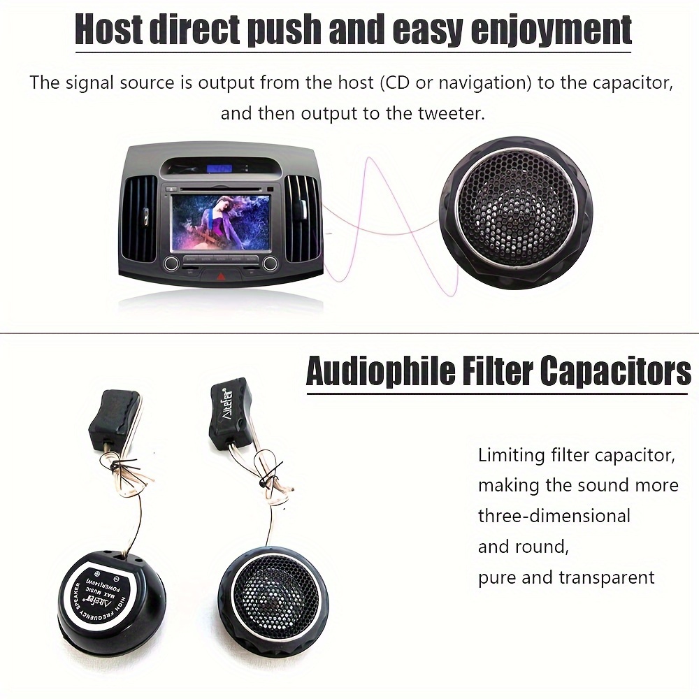 2 Pcs 280W Car Tweeters With F - Car Audio Tweeter Silk Dome review and price