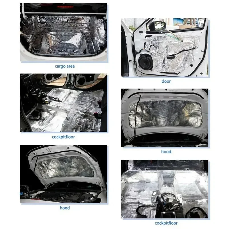 Fireproof Heat and Sound Insul - Car Audio Sound Deadening Mat review and price