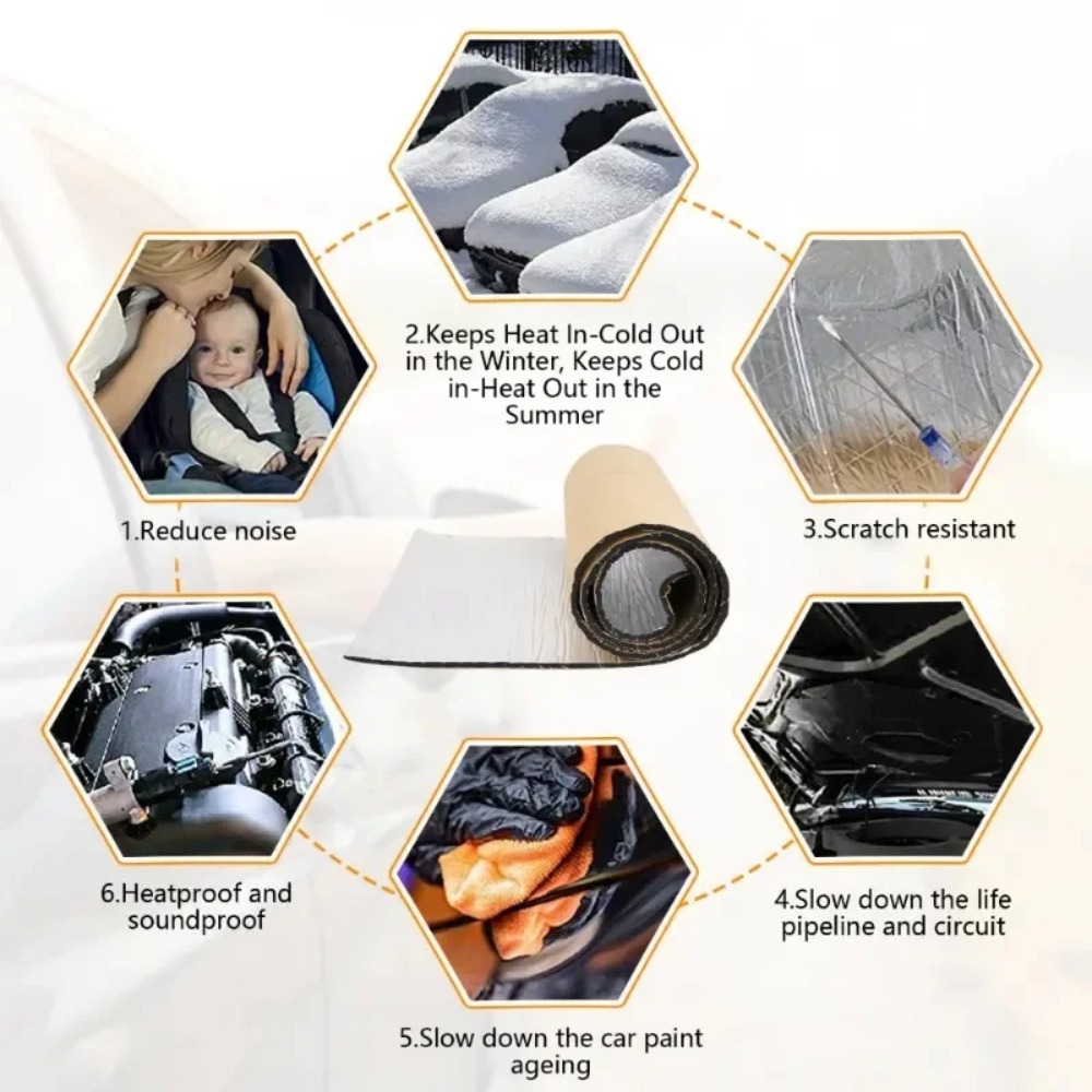 Extra Thick 20mm Car Sound Dea - Car Audio Sound Deadening Mat review and price