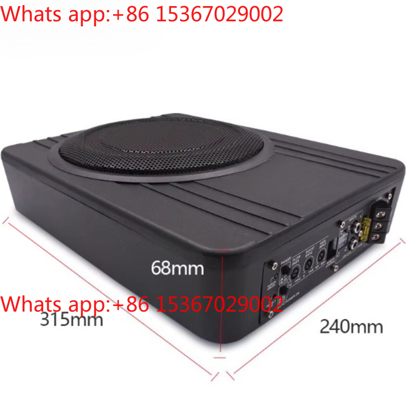 Hot Design Car Subwoofer Under - Under Seat Subwoofer Slim 8 Inch review and price